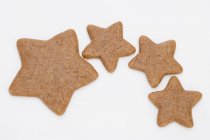Several gingerbread stars — Stock Photo