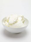 Closeup view of Quark in a white bowl — Stock Photo