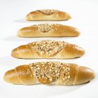 Rotoli di baguette di grano — Foto stock