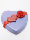 Heart-shaped cake — Stock Photo