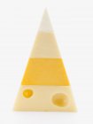 Pirámide de quesos diferentes - foto de stock