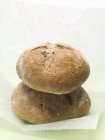 Crusty brown rye rolls — Stock Photo