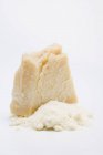 Parmesan partly grated — Stock Photo