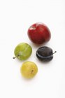 SRed and yellow plum — Stock Photo