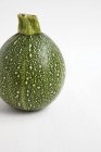 Green spherical courgette — Stock Photo