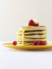 Stack of Pancakes with Powdered Sugar — Stock Photo