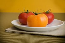 Yellow and Red Tomatoes — Stock Photo