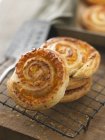 Puff pastry whirls — Stock Photo