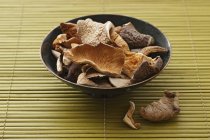 Dried oyster mushrooms — Stock Photo