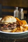 Burger Burro di Burro di Arachidi Bacon — Foto stock