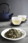 Chá verde solto , — Fotografia de Stock
