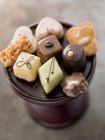 Assorted biscuits and petits fours — Stock Photo