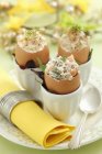 Gusci d'uovo ripieni assortiti — Foto stock