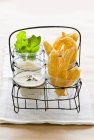 Churros salados con queso - foto de stock