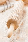 Closeup view of Kruskavel rolling pin with knobbly surface — Stock Photo