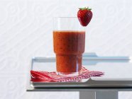 Glass of strawberry kiwi — Stock Photo