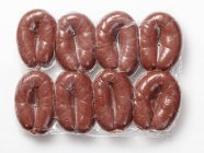 Упакованные сосиски из крови Грцвурста — стоковое фото