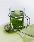 Glass of Mint Tea — Stock Photo