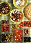 Assorted Mediterranean appetisers — Stock Photo