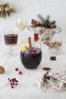 Glasses of Mulled Wine — Stock Photo