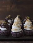 Cupcakes mit irischem Sahnelikör — Stockfoto
