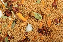 Couscous with vegetable ingredients — Stock Photo