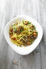 Espaguete Massa bolonhesa — Fotografia de Stock