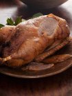 Sliced Roast goose — Stock Photo