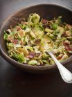 Salad of Brussels sprouts — Stock Photo