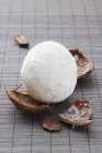 Fresh peeled coconut — Stock Photo