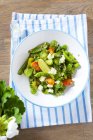 Salade de haricots avec haricots — Photo de stock