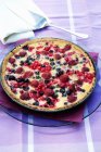 Mixed berry tart — Stock Photo