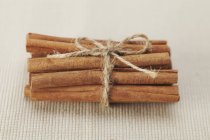 Cinnamon Sticks Bundled with Twine — Stock Photo