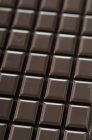 Barre de chocolat noir ordinaire — Photo de stock