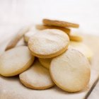 Sugared shortbread biscuits — Stock Photo