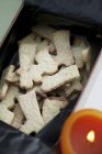 Shortcrust biscuits in assorted shapes — Stock Photo