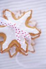 Pile of gingerbread stars — Stock Photo