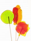 Colourful home-made lollipops — Stock Photo