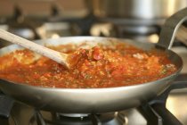 Болонский соус для макарон — стоковое фото