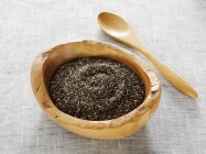 Chia seeds in bowl — Stock Photo