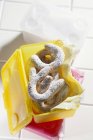 Vanilla crescent biscuits — Stock Photo