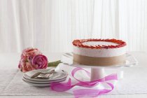 Mousse layer cake — Stock Photo