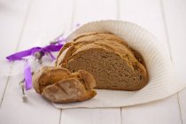 Pane nero fatto in casa — Foto stock