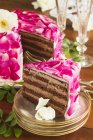 Celebratory layer cake — Stock Photo