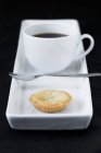 Tasse de café avec tasse de café avec — Photo de stock