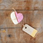 Forma de coração feito de marshmallow — Fotografia de Stock