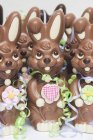 Coniglietti di Pasqua al cioccolato — Foto stock