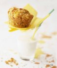 Granturco dolce e muffin vegetale — Foto stock