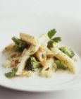 Penne pasta with broccoli — Stock Photo
