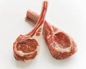 Raw lamb chops — Stock Photo